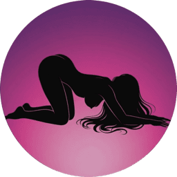 DeepX pink circular logo with a woman's silhouette