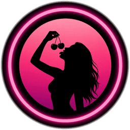 MotionGirl pink circular logo with a woman's silhouette