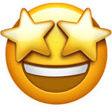 NudeAI star-eyed smiling face logo