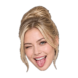 PlayGirls winking blonde face logo